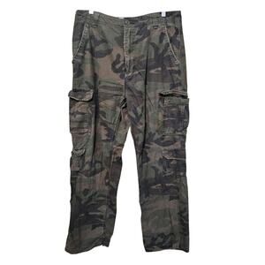 Vintage Y2K 6-pocket Utility Cargo 08940 Pants Camo Men's Size 36x34